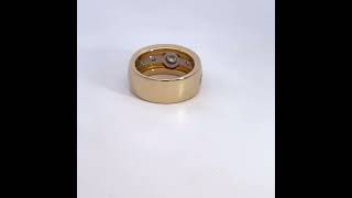 Diamantring Gelbgold 585 Diamanten 090ct TW LP original DAMIANI [upl. by Ahsyad307]