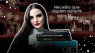 5 LIBROS que serían grandes PELIS DE TERROR  moonlight books [upl. by Ardnaskela]