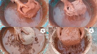 ASMRAll favorite pure red dirt special treat different shapesrelaxing mouthwatering yummy paste🥳 [upl. by Tempest]