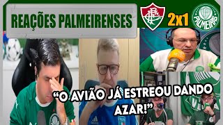 REAÇÕES PALMEIRENSES  FLUMINENSE 2X1 PALMEIRAS  CAMPEONATO BRASILEIRO [upl. by Ahsyat]