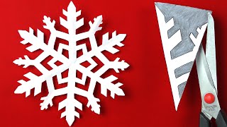 Paper snowflakes Easy Paper Snowflakes How to make snowflakes out of paper [upl. by Jollanta]