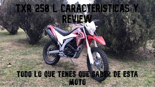 Corven TXR 250 L  Características Review Análisis y Opinión [upl. by Nylarej497]