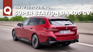 La PROVA della SUPER WAGON da 600 cv della BMW  BMW i5 Touring 2024 [upl. by Persian]