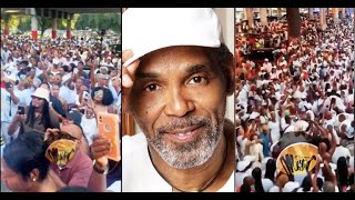 New Orleans Paid Homage To Frankie Beverly With A Second Line Tribute [upl. by Ellinad756]