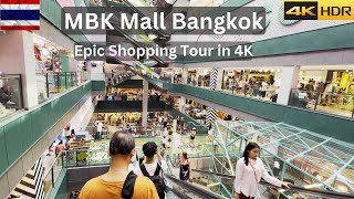 MBK Mall Bangkok 4K Walk Explore One of Thailands Largest Shopping Malls [upl. by Demahum]