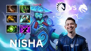 LiquidNisha Storm Spirit Full Gameplay vs Team Spirit [upl. by Mansfield]