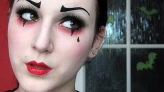 Pierrot the Clown MAKEUP TUTORIAL [upl. by Rushing]