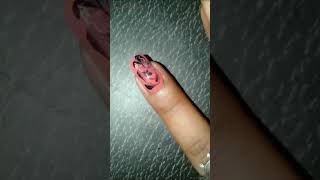 nail art home 💖 shorts youtubeshorts easynailart nailartdesigns [upl. by Klapp]