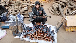 Process of Making Carbon Steel Viking Axe  Factory Manufacturing Process [upl. by Liban552]