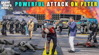 GTA 5  FINALLY MICHAELS POWERFUL ATTACK ON PETER  BB GAMING [upl. by Kcirej]