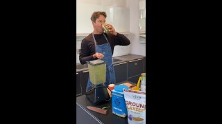 Stephan makes Dr Rhonda Patricks Micronutrient Green Smoothie FoundMyFitness [upl. by Meingoldas]