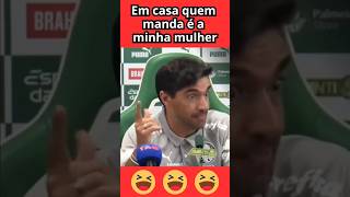 Abel Ferreira técnico do Palmeiras  Em minha casa quem manda é minha mulher [upl. by Enywad]