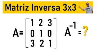GRINGS ☑ MATRIZ INVERSA 3X3 OmatematicoGrings [upl. by Quintilla]