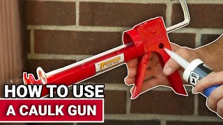 How To Use a Caulk Gun  Ace Hardware [upl. by Hedwiga]