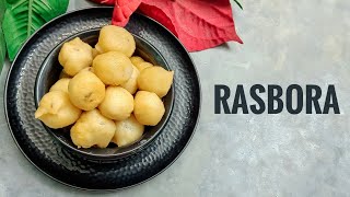 Rasbora Bengali Recipe  Urad Dal Rasbora  Sweet Pitha  Bengali Traditional Recipe [upl. by Bubb]