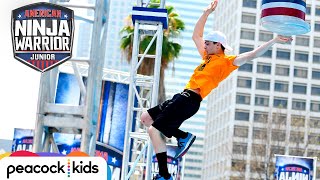 AMERICAN NINJA WARRIOR JUNIOR  The Fastest Race EVER 1314 Year Old Semifinalists [upl. by Nodarse]