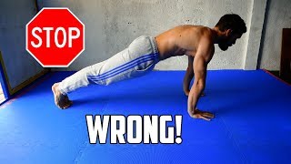 STOP DOING PUSHUPS LIKE THIS  5 Biggest Pushup Mistakes [upl. by Hayyim338]