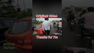 Police ko thoka original video indore trafik viralmillionviews original motovlog chapri bike [upl. by Hazaki279]