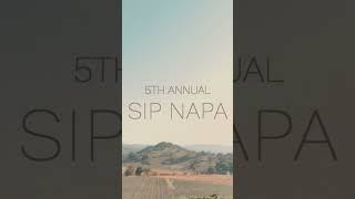 Sip Napa 24 Announcement [upl. by Jasmine]