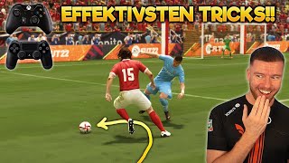 Die EFFEKTIVSTEN Tricks in FIFA 22 😍😍 SKILL TUTORIAL [upl. by Aihsatal501]