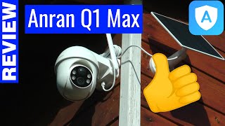 Anran Q1 Max full features solarbattery IP cam with motion sensor and spotlight [upl. by O'Connell]