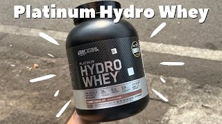 Platinum Hydro Whey By Optium Nutrition Susu Protein Yg Proteinnya Besar Cuii [upl. by Cresa21]