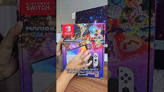 Unboxing this Nintendo Switch Oled Holiday Bundle unboxing nintendoswitch mario [upl. by Tireb759]