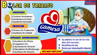 🎢 OFERTAS de EMPLEO GAMESA Vacantes y TRABAJO Experiencia Objetivos Postúlate 20222023 [upl. by Seroled]