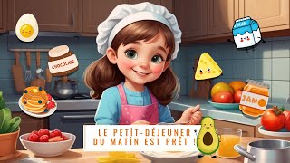 Histoires pour EnfantsLe petitdéjeuner du matin est prêt viral dessin enfants petitdéjeuner [upl. by Ihp]