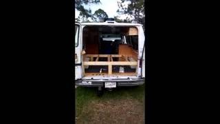 Campervan Build 6  Mini Fridge and Freezer Closet and MORE Storage [upl. by Asiralc917]