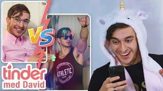 BAD BOY VS SNÄLL PÅ TINDER TINDER MED DAVID 8 [upl. by Eiaj]