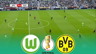 LIVE 🔴 WOLFSBURG vs BORUSSIA DORTMUND  DFB Cup 20242025 2nd Round  Full Match  FL 2025 Gameplay [upl. by Wil]