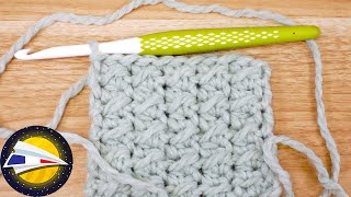 Crochet  Motif simple pour débutants  Moss Stich [upl. by Almire]