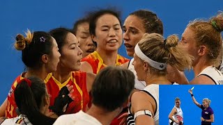 Watch Chinese Hockey Star HITS Belgium Player After FullTime Sparks OnField Chaos [upl. by Dinsmore437]