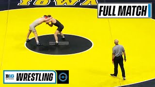 184 LBS 11 Zach Braunagel Illinois vs 6 Nelson Brands Iowa  2021 B1G Wrestling [upl. by Uno623]