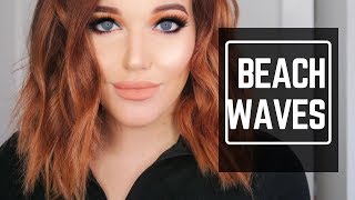 HOW TO BEACH WAVES FOR SHOULDER LENGTH HAIR [upl. by Yates105]