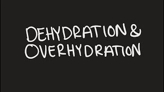 Types of Overhydration amp Dehydration [upl. by Nagard]