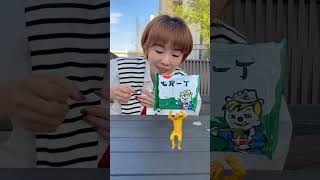 Bandar Mama Nodle Khaya 🥳 mini wood toy wood working art skill short cartoon viral trending [upl. by Arrej]