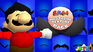 SM64 Mustache Texture Pack TEXTURE RELEASE [upl. by Cordey518]