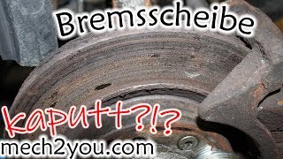 🛠️ Bremsscheiben und Bremsbeläge nach kurzer Zeit wieder kaputt  mech2you  DIY Auto [upl. by Ansel884]