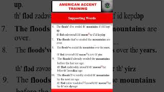 supporting words  American Accent Training [upl. by Riti]