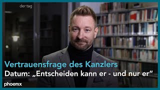 Datum der Vertrauensfrage Einschätzungen von Verfassungsrechtler Prof Alexander Thiele  111124 [upl. by Willyt715]