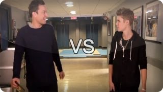 Jimmy Fallon vs Justin Bieber Late Night With Jimmy Fallon [upl. by Eirrahs]