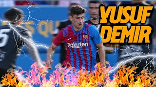 YUSUF DEMIR 💫SHINED💫 in his FIRST MATCH as a BARÇA PLAYER BARÇA 40 NÀSTIC [upl. by Aciretnahs]