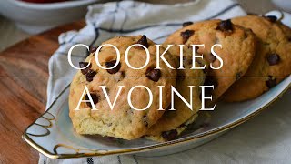 Recette de cookies aux flocons davoine  recette facile [upl. by Suiradel]