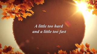 Jon McLaughlin  A Little Too Hard Lyrics [upl. by Randell]