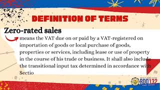 VAT Definitions ZeroRated and VATExempt Sales [upl. by Harutek]