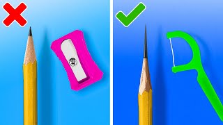 Genius Drawing Tricks And School Hacks Youll Want To Try  DIY School Supplies And Easy Painting [upl. by Leinaj783]