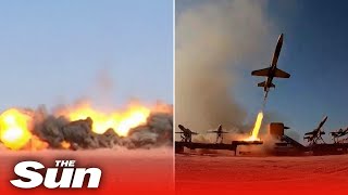 Iran performs second day of drone exercises as US worries about supply to Russia [upl. by O'Connor618]