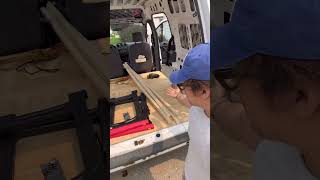 Ford transit connect camper van build [upl. by Atsahc]